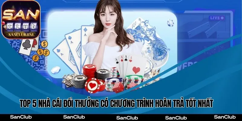 Top 5 nhà cái đổi thưởng có chương trình hoàn trả tốt nhất